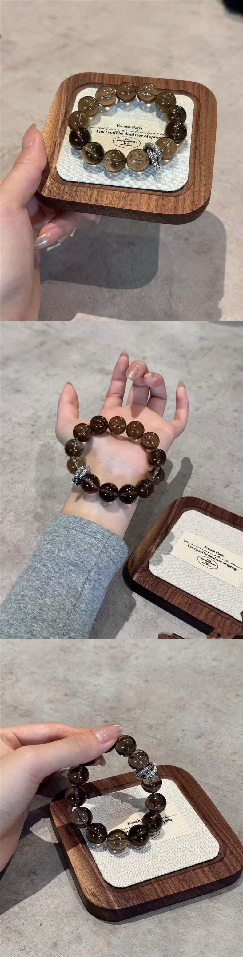 Transport beads, a mysterious power from the East