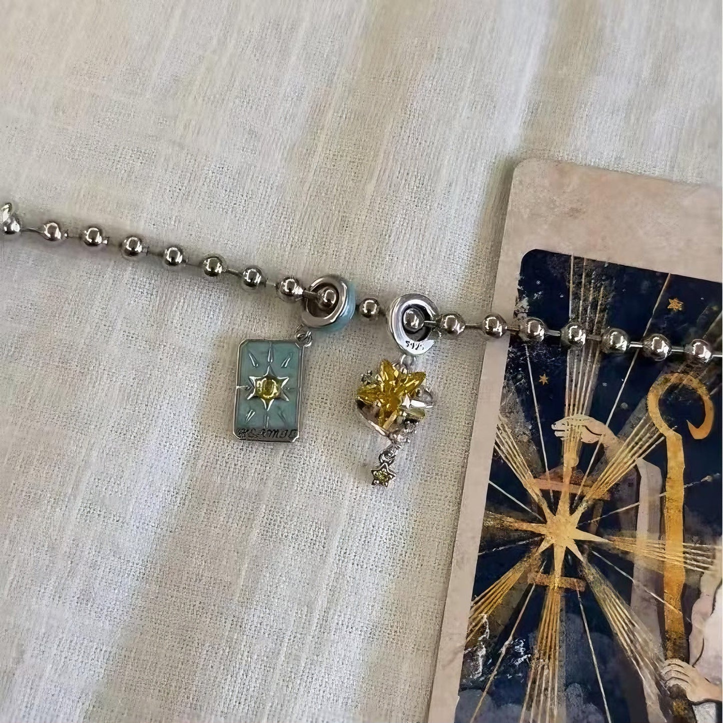 Tarot Mystery Retro Vintage Sun Moon Star Bracelet Unique Design High-end Bracelet for Women